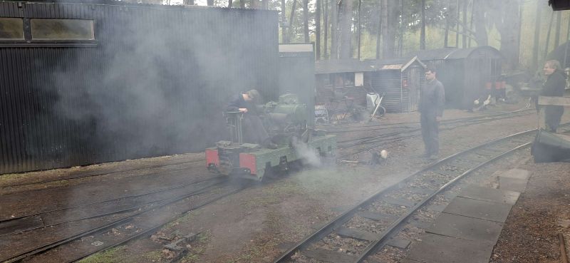 8981 Running In the OKLR Yard