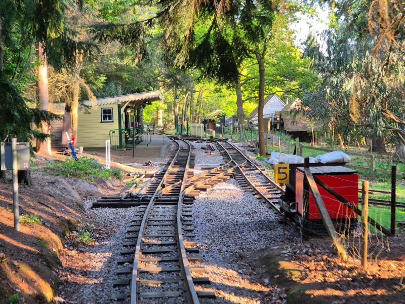 The Mills Wood Loop in the final stages of it's completion back in April